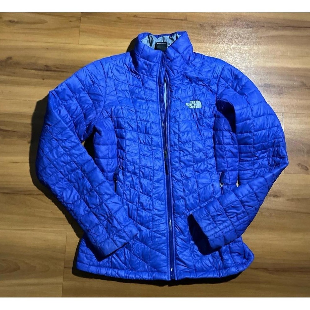 Womens The North Face Thermoball Quilted Full Zip Puffer Jacket